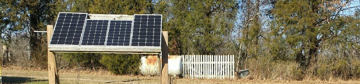 My Solar Power Shed